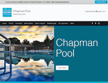Tablet Screenshot of chapmanpool.net